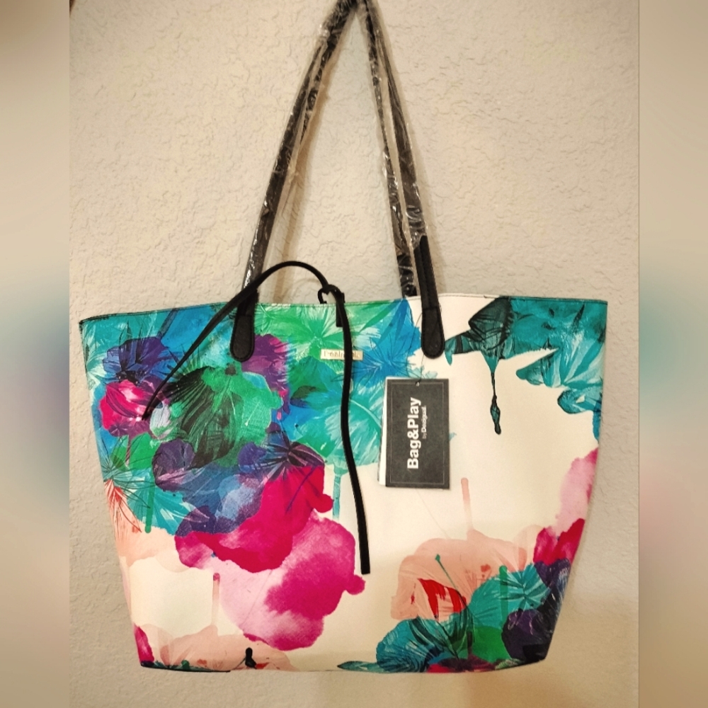 Desigual Large Tote With Second Strap Bag Inside
